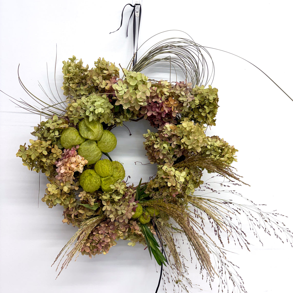 Autumn Dried Floral Wreath - Sage & Meadow