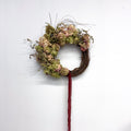 Autumn Dried Floral Wreath - Blush & Bramble